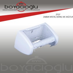 ZP237 ZAMBAK KRİSTAL KAPAKLI WC KAĞITLIK