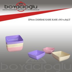 ZP600 ZAMBAK KARE KASE 0NO 0,55LT
