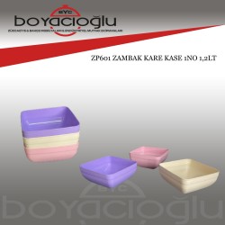 ZP601 ZAMBAK KARE KASE 1NO 1,2LT