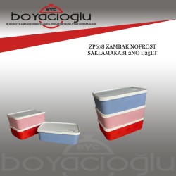 ZP678 ZAMBAK NOFROST SAKLAMAKABI 2NO 1,25LT