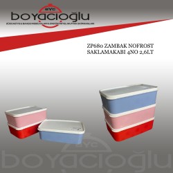 ZP680 ZAMBAK NOFROST SAKLAMAKABI 4NO 2,6LT